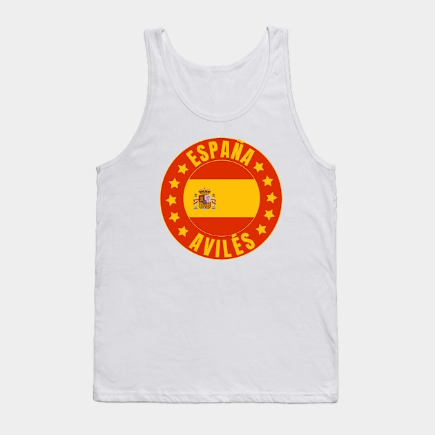 Aviles Espana Tank Top by footballomatic